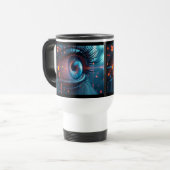 Quantum Eye Reise Pendler Tasse zwei Seiten (Vorderseite Links)