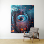 Quantum Eye tapestry Wandteppich (Beispiel)