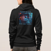 Quantum Eye things women Bella black hoodie (Rückseite)