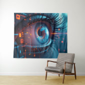 Quantum Eye Wandteppich (Beispiel (Horizontal))