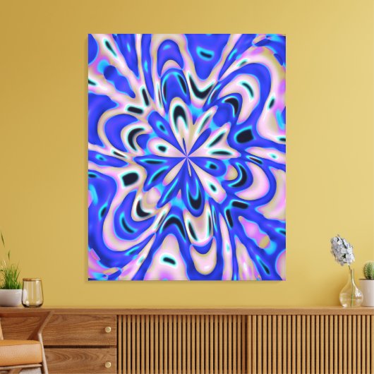 Quantum Fluids Kinetic Painting  Leinwanddruck (Insitu (Wohnzimmer))
