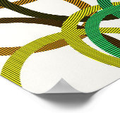 Quantum Geometric Pattern Design  Poster (Ecke)