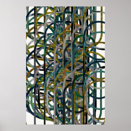 Quantum Geometric Pattern  Poster