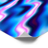 Quantum Glitch Pattern  Poster (Ecke)