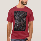 Quantum Grid 3D Illusions-T-Shirt T-Shirt (Vorderseite)