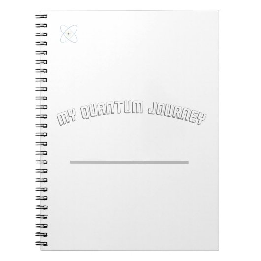 Quantum Journeys Hypnose Spiral Journal Notizblock (Vorderseite)