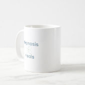 Quantum Journeys Hypnose-T-Shirt Frauen Kaffeetasse (Vorderseite Links)