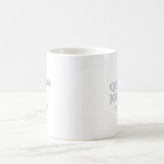 Quantum Journeys Hypnose-T-Shirt Frauen Kaffeetasse (Mittel)