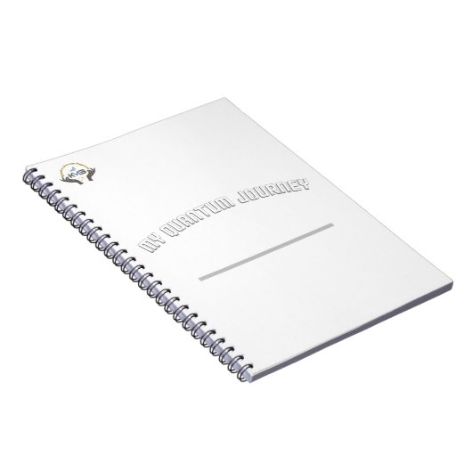 Quantum Journeys Hypnosis Spiral Journal Notizblock (Rechte Seite)