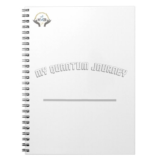 Quantum Journeys Hypnosis Spiral Journal Notizblock (Vorderseite)