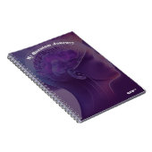 Quantum Journeys Hypnosis Spiral Journal Notizblock (Rechte Seite)