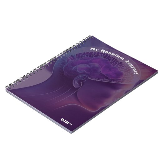Quantum Journeys Hypnosis Spiral Journal Notizblock (Linke Seite)