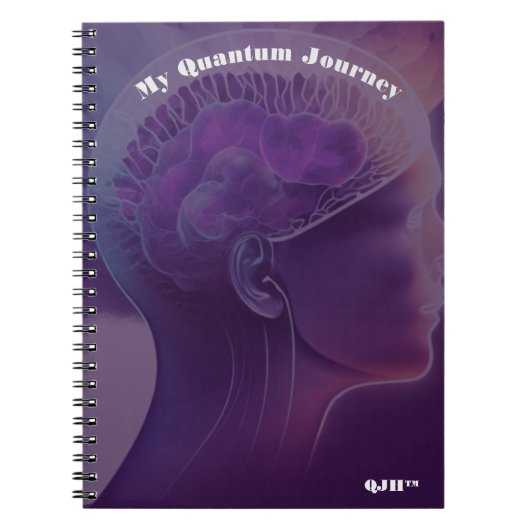 Quantum Journeys Hypnosis Spiral Journal Notizblock (Vorderseite)