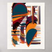 Quantum Mechanics Bauhaus Pattern Poster (Vorne)