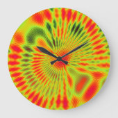 Quantum Mechanics Mandala Art Wanduhr (Vorderseite)