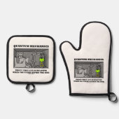 Quantum Mechanics Proof That Life Is Relative Ofenhandschuh & Topflappen-Set (Vorderseite)