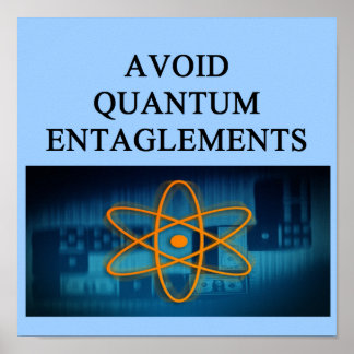 QUANTUM-Mechanik. Poster