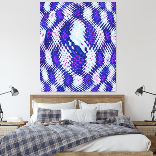 Quantum Nebula Formation Design Leinwanddruck (Insitu (Schlafzimmer))