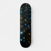 Quantum Nexus Netzwerk 3D Skateboard (Vorne)