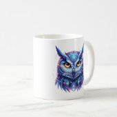Quantum Owl Spirit of Wisdom Kaffeetasse (VorderseiteRechts)