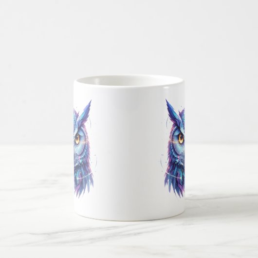 Quantum Owl Spirit of Wisdom Kaffeetasse (Mittel)