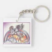 Quantum Pegasus - Schlüsselkette Schlüsselanhänger (Rückseite)