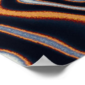 Quantum Physics Acrylic Painting  Poster (Ecke)