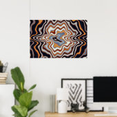 Quantum Physics Acrylic Painting  Poster (Heimbüro)