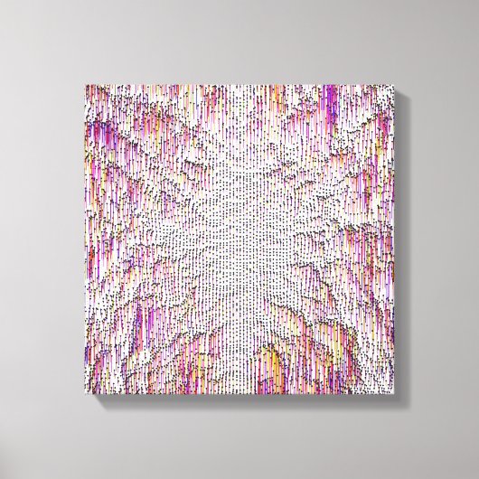 Quantum Physics Colorful Design  Leinwanddruck (Vorderseite)