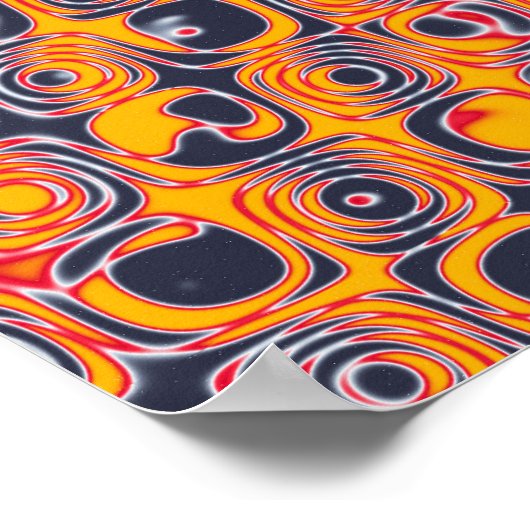 Quantum physics contemporary wall decor  poster (Ecke)