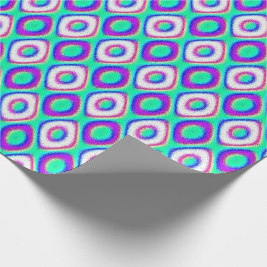 Quantum Physics Geometric Pattern  Geschenkpapier (Ecke)