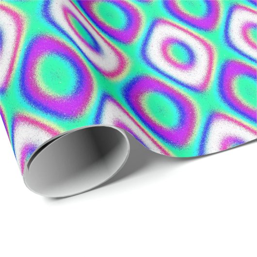 Quantum Physics Geometric Pattern  Geschenkpapier (Rolleneckpunkt)