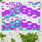 Quantum Physics Geometric Pattern  Geschirrtuch (Gefaltet)