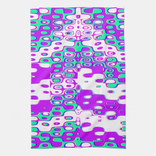 Quantum Physics Geometric Pattern  Geschirrtuch (Vertikal)