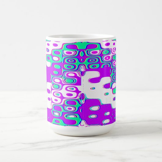 Quantum Physics Geometric Pattern  Kaffeetasse (Mittel)