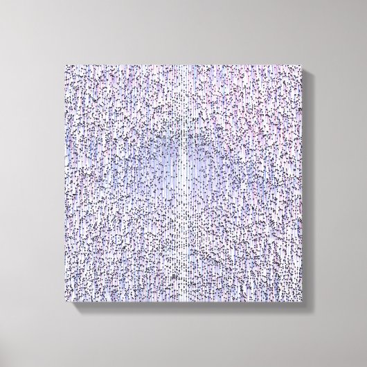 Quantum Physics Geometric Pattern  Leinwanddruck (Vorderseite)