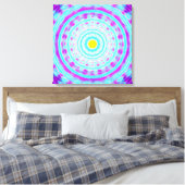  Quantum Physics Mandala Pattern  Leinwanddruck (Insitu (Schlafzimmer))