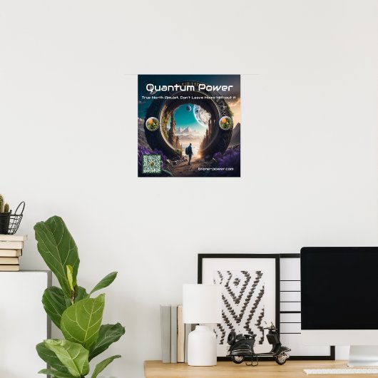Quantum Power-True North Amulet Poster (Heimbüro)