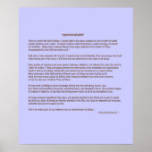 "QUANTUM SECRETS" © Prosa Print or Poster (Vorne)