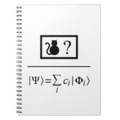 Quantum-Superposition Notizblock (Vorderseite)