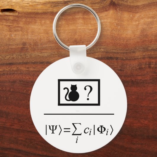 Quantum-Superposition Schlüsselanhänger (Vorderseite)