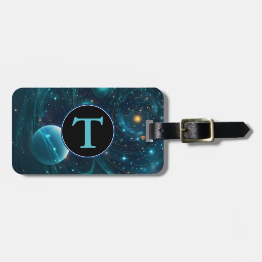 Quantum Twilight Gepäckanhänger (Vorderseite horizontal)