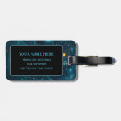 Quantum Twilight Gepäckanhänger (Rückseite horizontal)