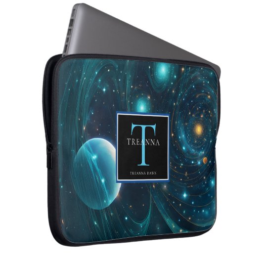 Quantum Twilight Laptopschutzhülle (Vorne Rechts)