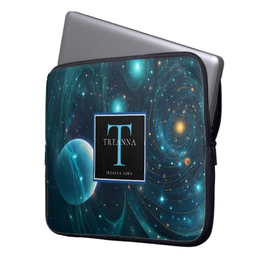 Quantum Twilight Laptopschutzhülle (Vorderseite Links)