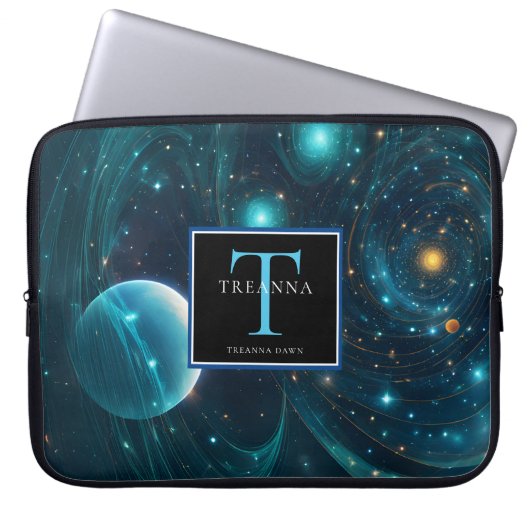 Quantum Twilight Laptopschutzhülle (Vorderseite)