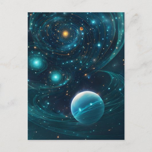 Quantum Twilight Postkarte (Vorderseite)
