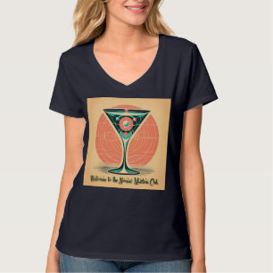 Quantum-Verschränkung Atomic Martini Club Cocktail T-Shirt
