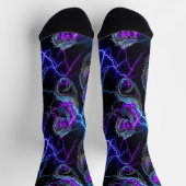 Quantum Verse - Elektrische Drachensocken Socken (Oben)