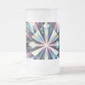 Quantum Verse - Prismatisches Sternexplosion-Glas Mattglas Bierglas (Mittel)